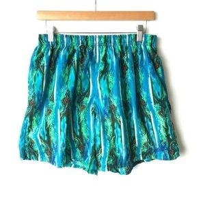 SPEEDO Multicolor Mesh Lined Swim Trunks, Size Large